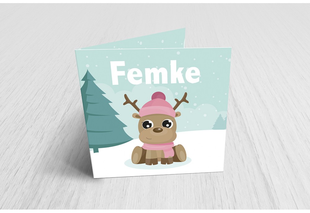 Lief winter hertje Lief winter hertje